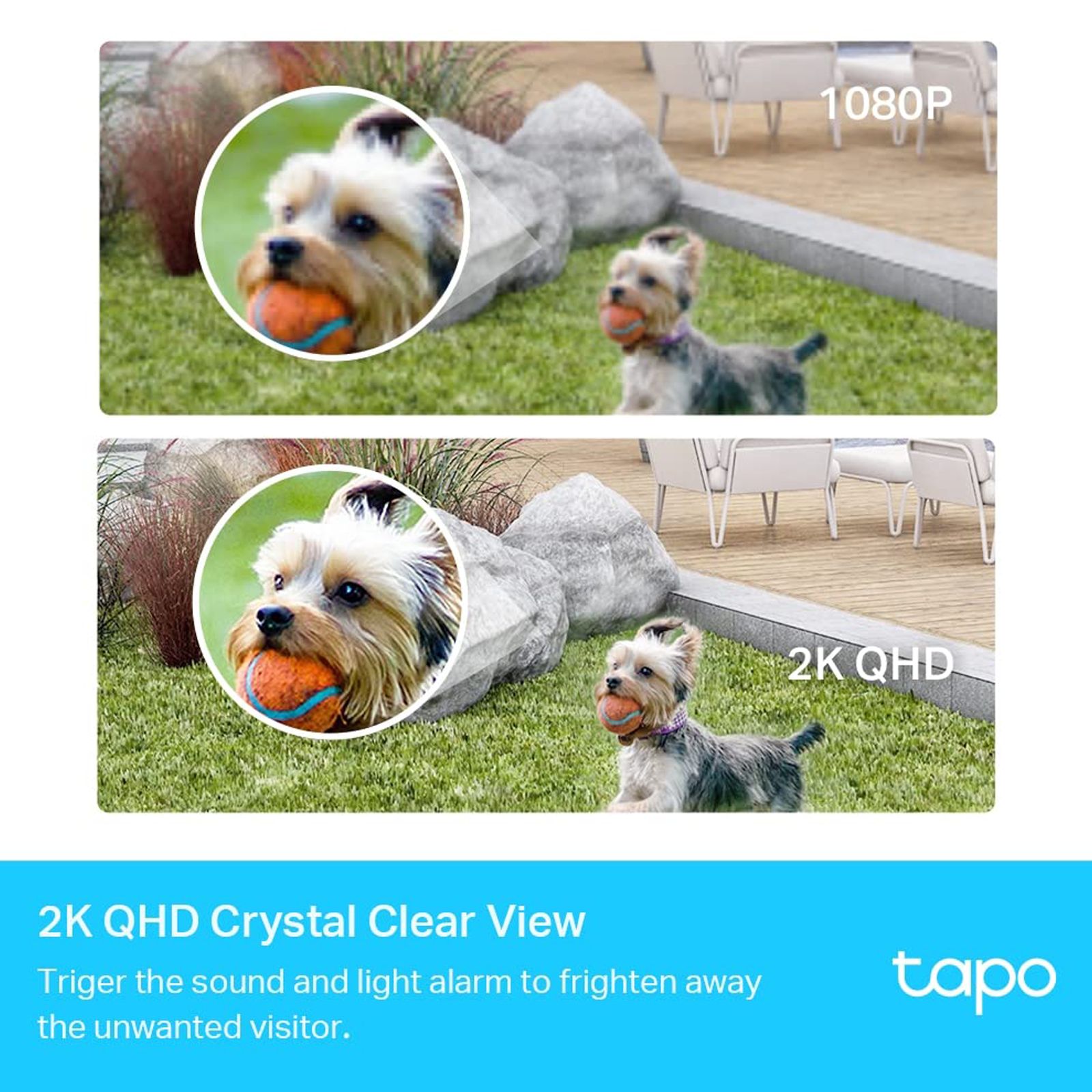 tp-link Tapo C420S1 Wi-Fi Bullet CCTV Security Camera (Two-Way Audio, White)_4