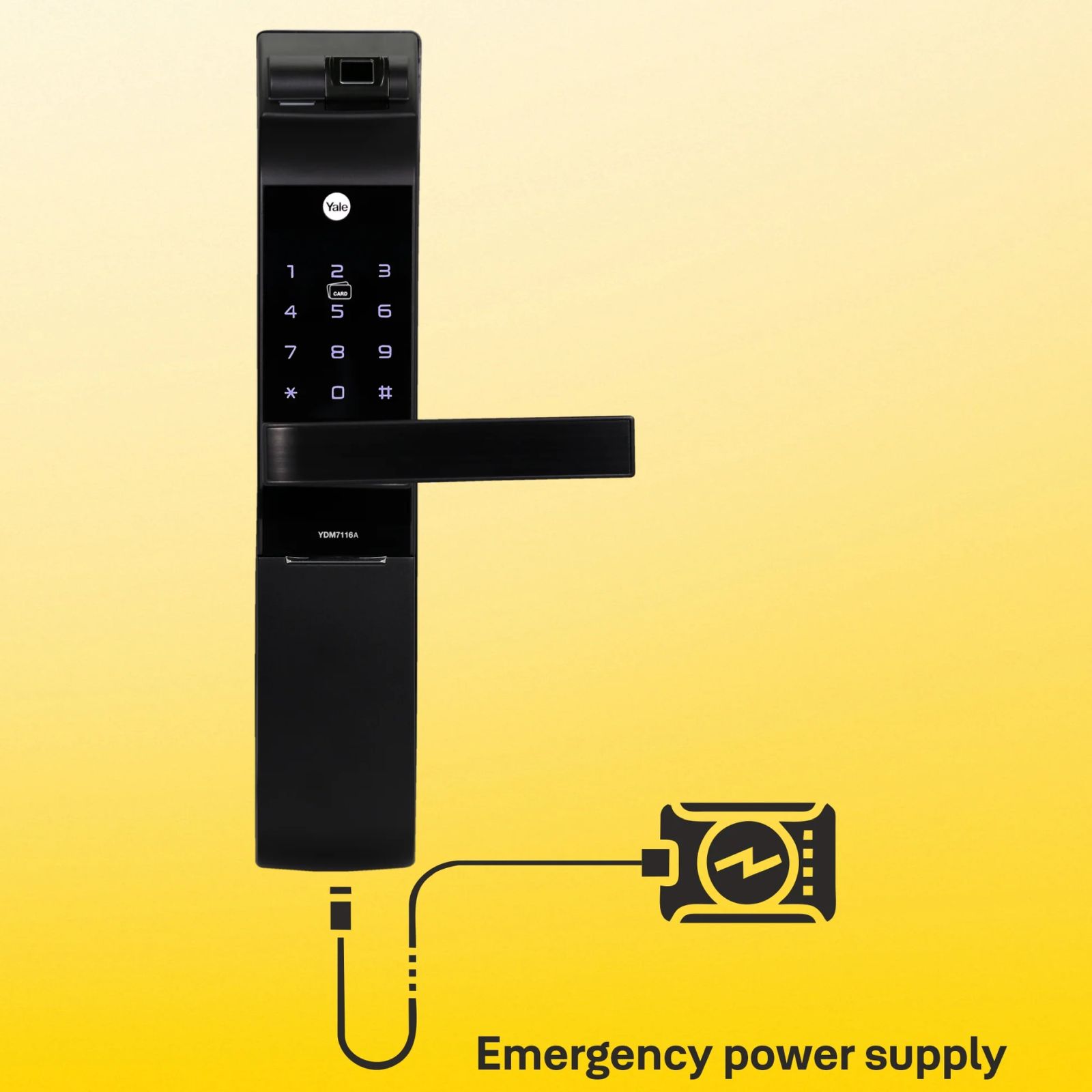 Yale YDM 7116A Digital Smart Lock (Low Battery Alert, Matt Black) Yale YDM 7116A Digital Smart Lock (Low Battery Alert, Matt Black)_11