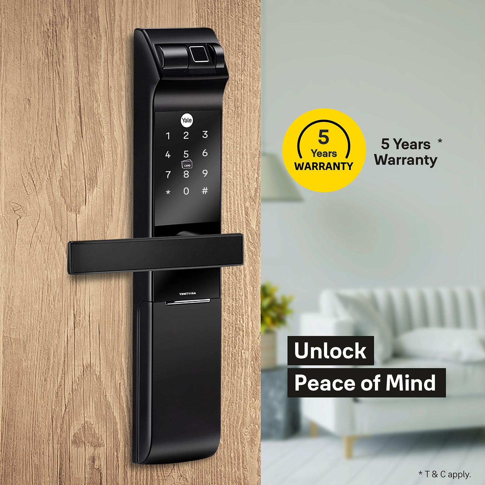 Yale YDM 7116A Digital Smart Lock (Low Battery Alert, Matt Black) Yale YDM 7116A Digital Smart Lock (Low Battery Alert, Matt Black)_13