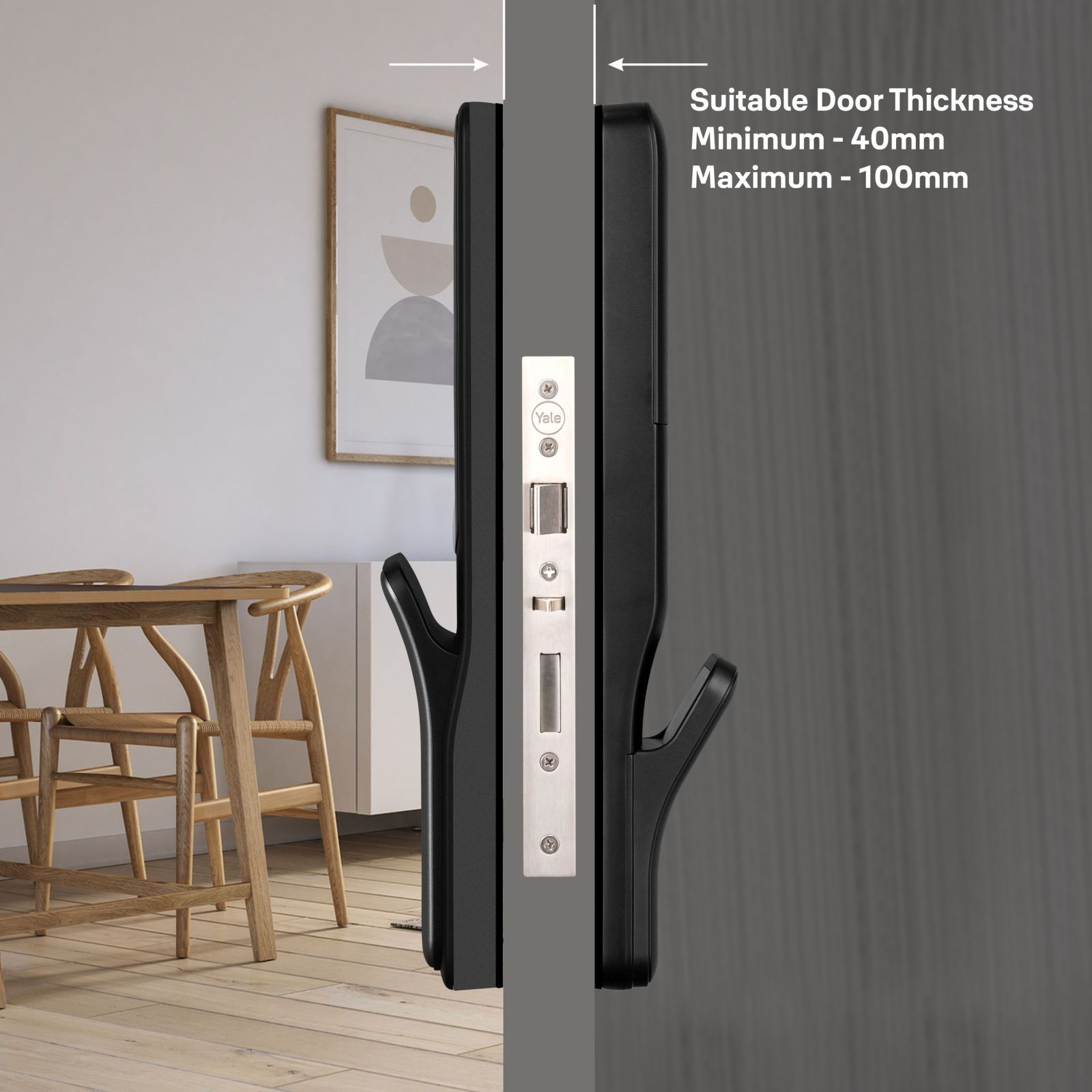Yale Kyra Pro Digital Smart Lock (Multiple Access Options, YKYRAPRO-BL, Matt Black) Yale Kyra Pro Digital Smart Lock (Multiple Access Options, YKYRAPRO-BL, Matt Black)_4