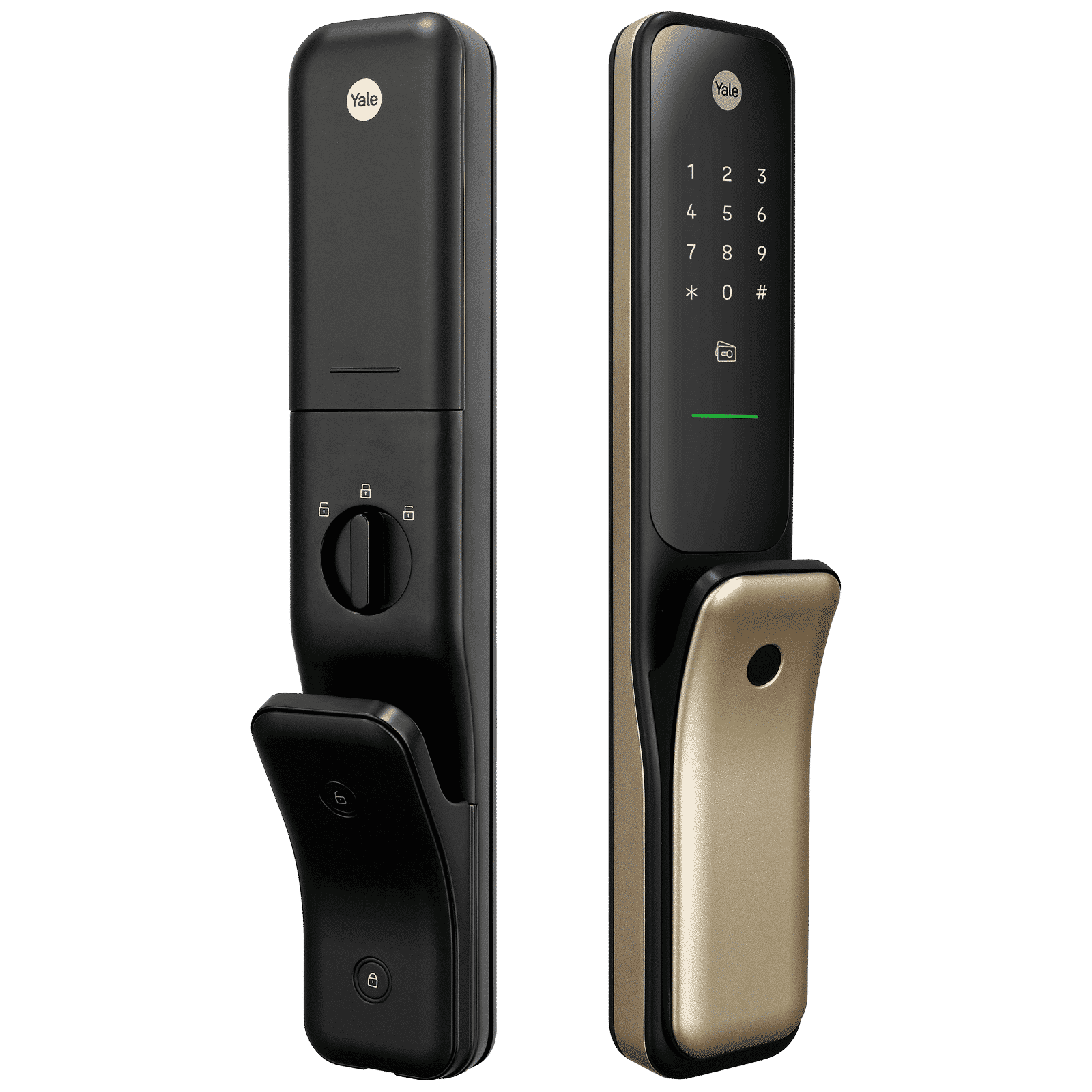Yale Kyra Pro Digital Smart Lock (Multiple Access Options, YKYRAPRO-CG, Champagne Gold)_1