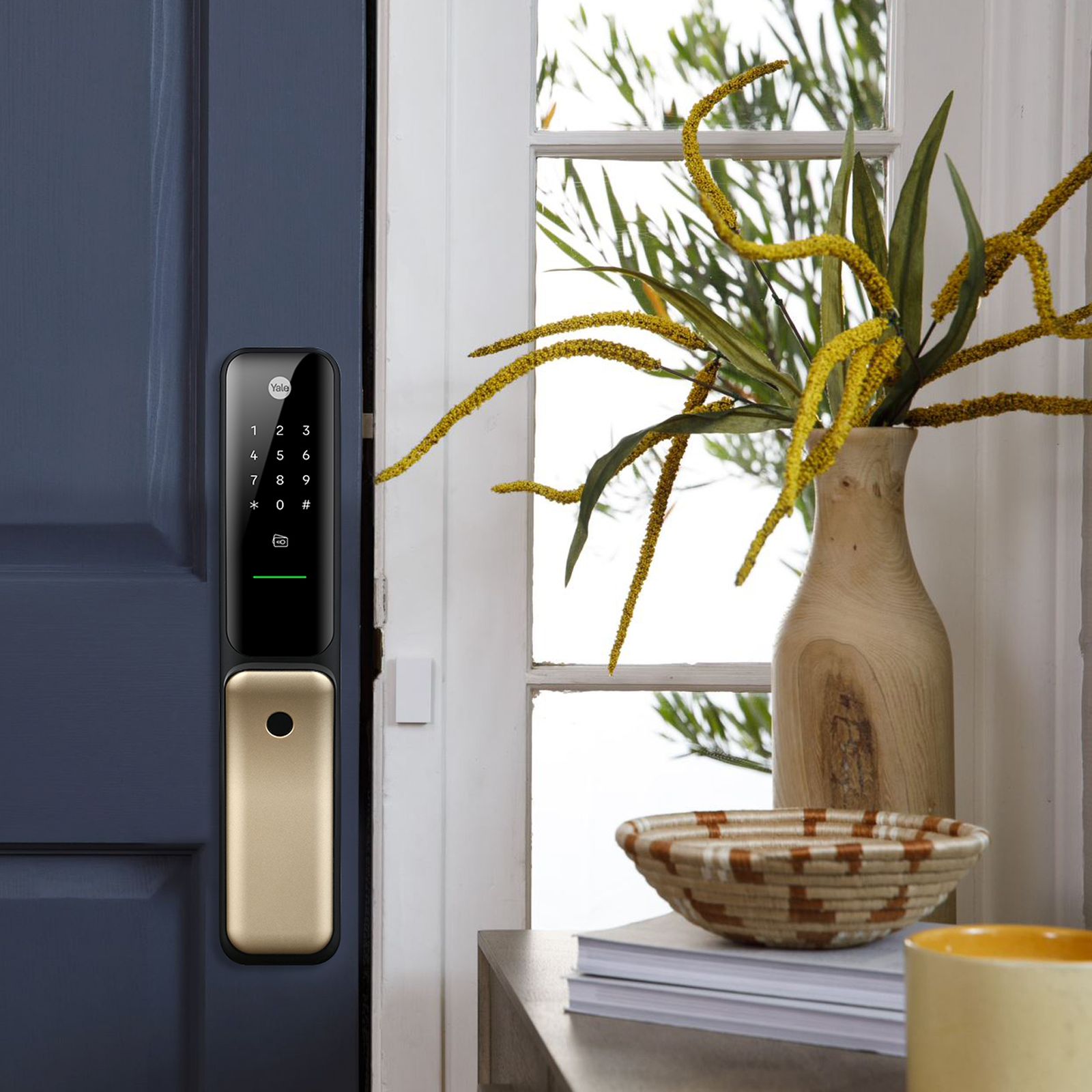 Yale Kyra Pro Digital Smart Lock (Multiple Access Options, YKYRAPRO-CG, Champagne Gold)_6