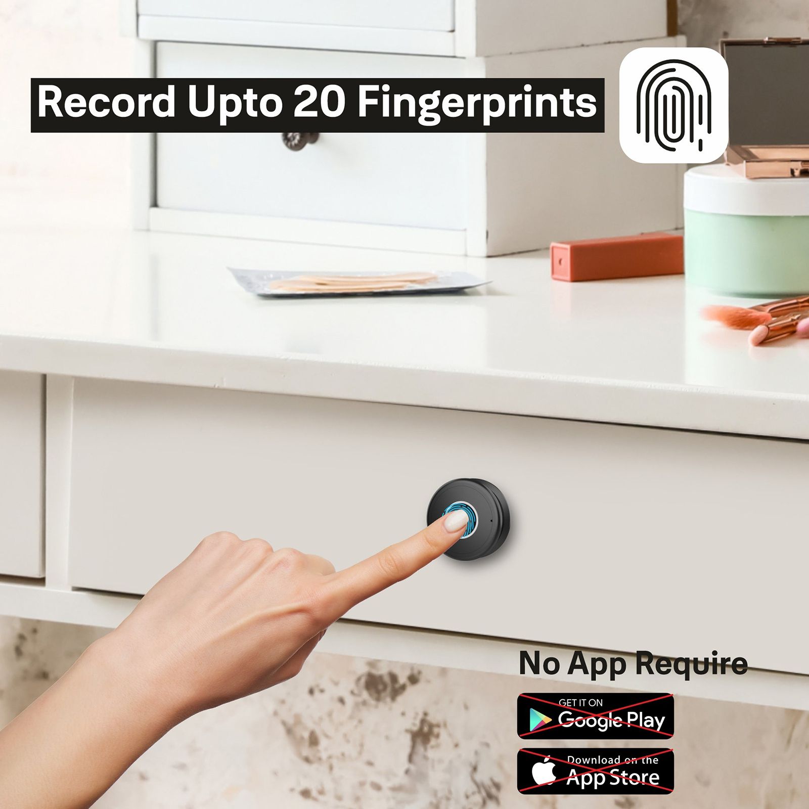 Yale YLDRPC Digital Smart Lock (LED Light & Sound Indicator, Black)_14