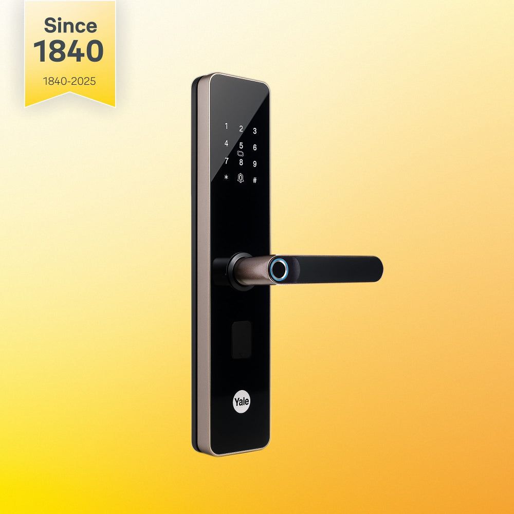 Yale YDME100NxT Digital Smart Lock (Strong Locking Bolts, Brown)_7