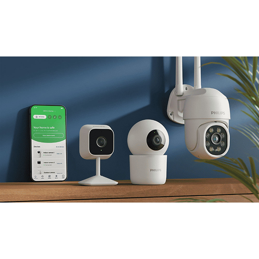 PHILIPS 1000 Series Wifi Fixed 3D CCTV Security Camera (Night Vision, HSP1000, White) PHILIPS 1000 Series Wifi Fixed 3D CCTV Security Camera (Night Vision, HSP1000, White)_12