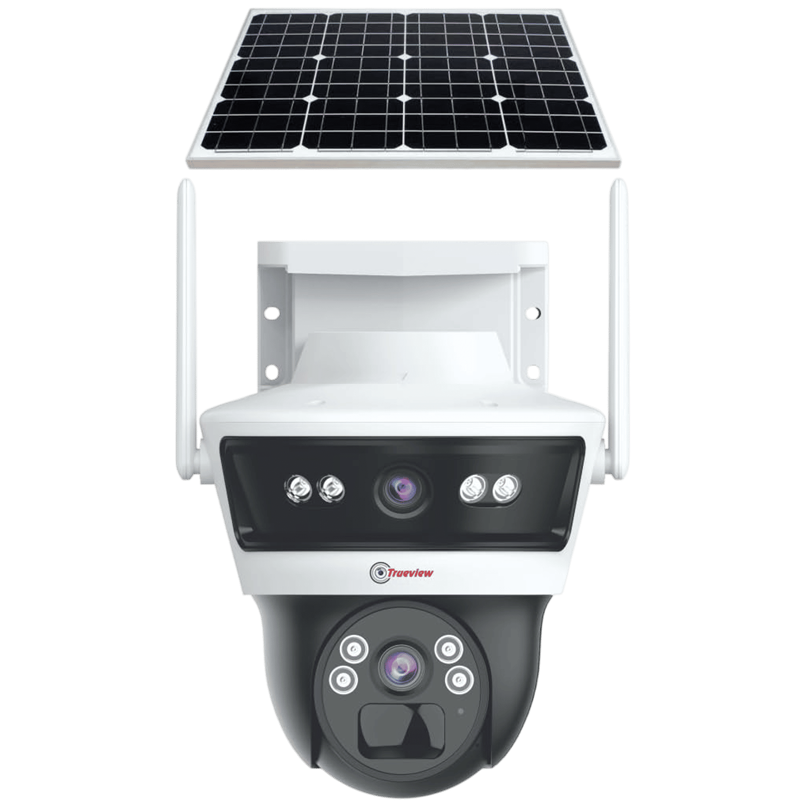 Trueview Solar Linkage 4G Dome CCTV Security Camera (Solar Powered, T18200, White)_1