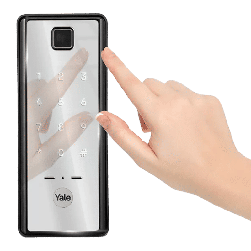 Yale Reflecta Digital Lock (PIN and Fingerprint Access, YREFB, Mirror Finish)_9