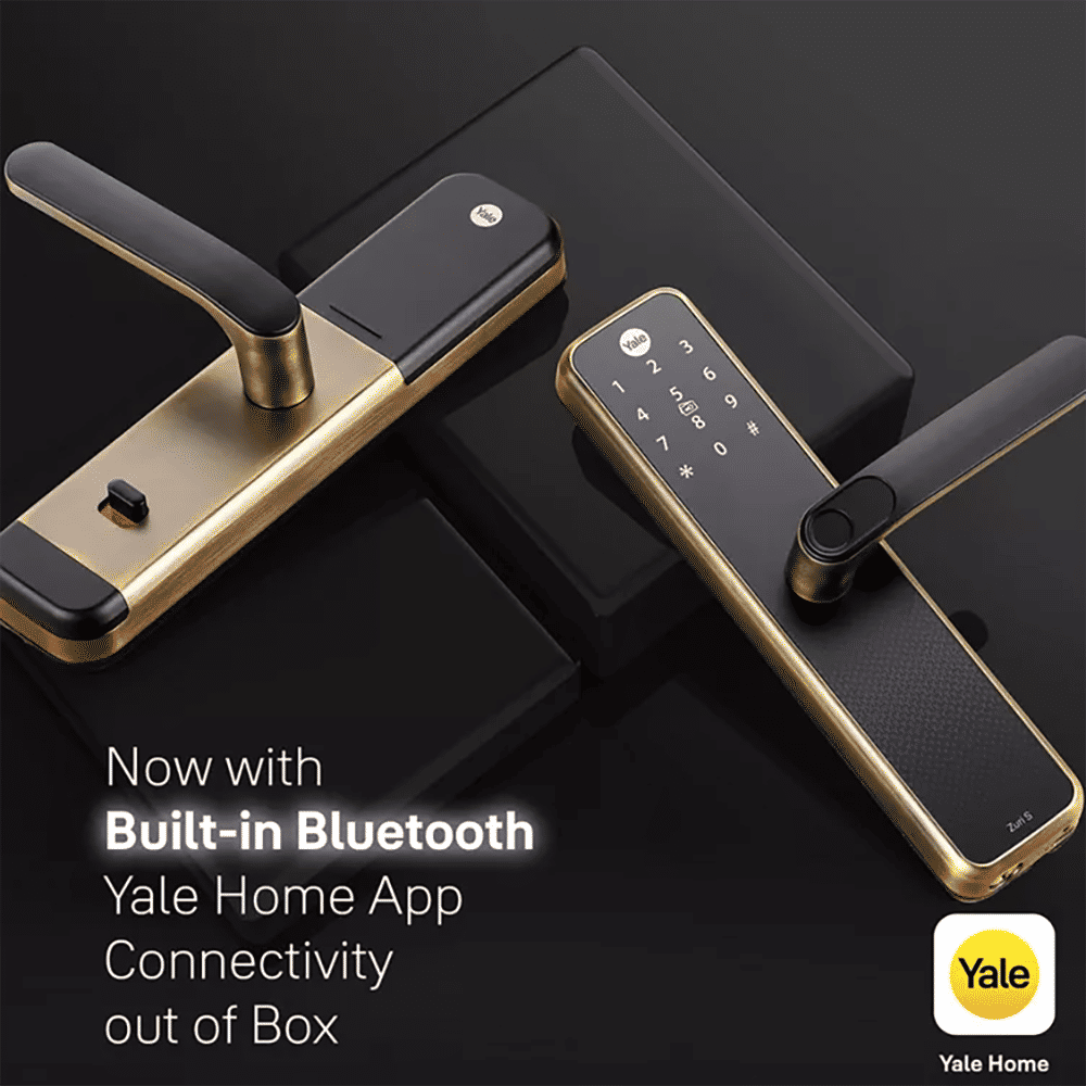 Yale Zuri S Digital Lock (Fingerprint, PIN, RFID & Manual Key Access, Antique Bronze)_7