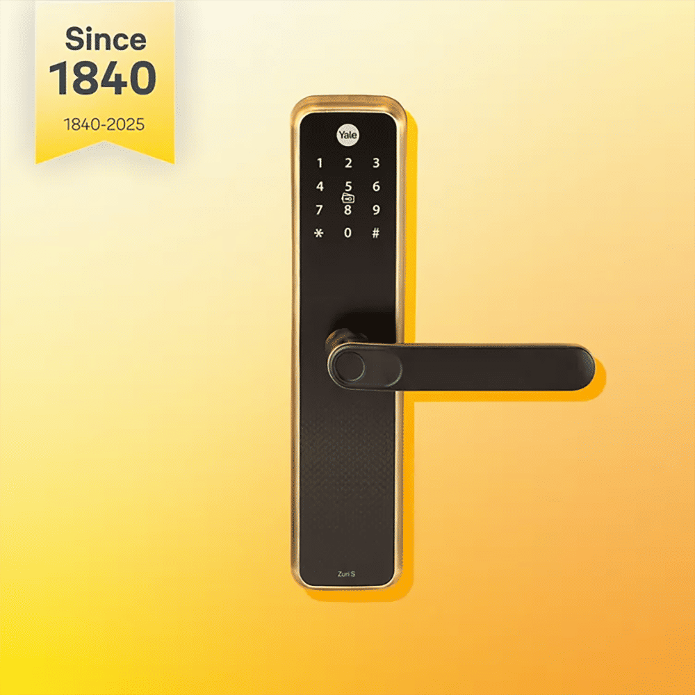 Yale Zuri S Digital Lock (Fingerprint, PIN, RFID & Manual Key Access, Antique Bronze)_4