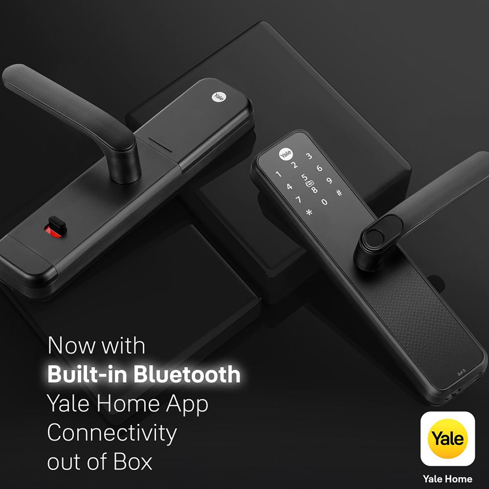Yale Zuri S Digital Lock (Fingerprint, PIN, RFID & Manual Key Access, Black)_8