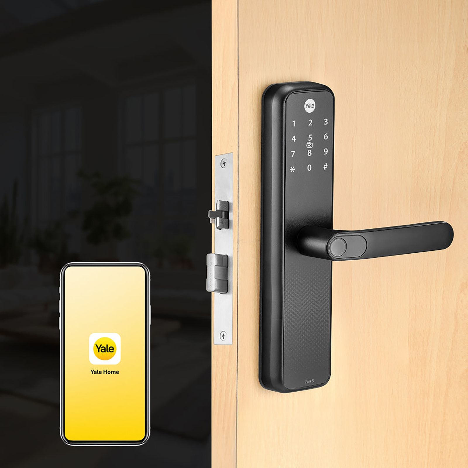 Yale Zuri S Digital Lock (Fingerprint, PIN, RFID & Manual Key Access, Black)_12