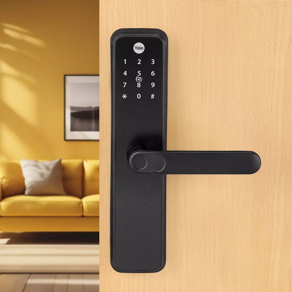 Yale Zuri S Digital Lock (Fingerprint, PIN, RFID & Manual Key Access, Black)_4