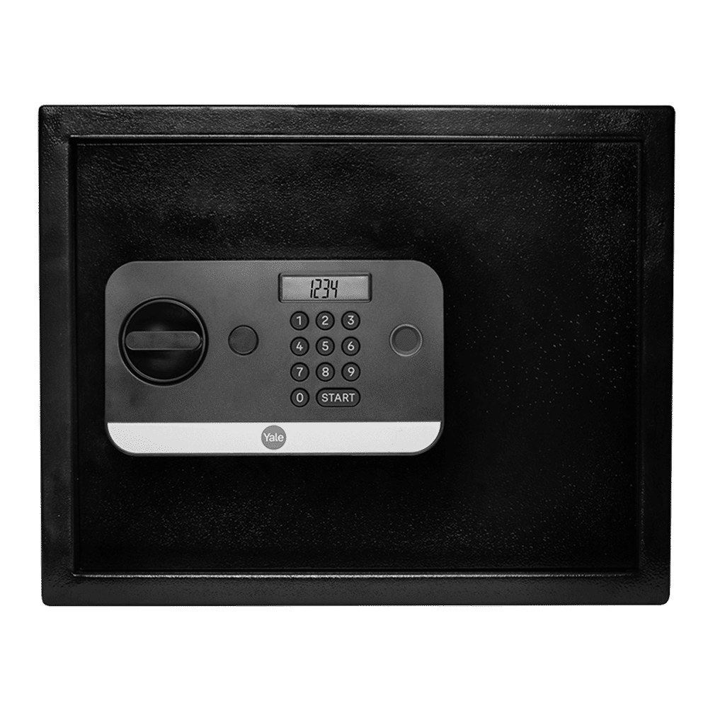 Yale Stellar 300 27 Litres Biometric Safety Locker (1 Shelf, Stellar 300/DB2, Black)_1