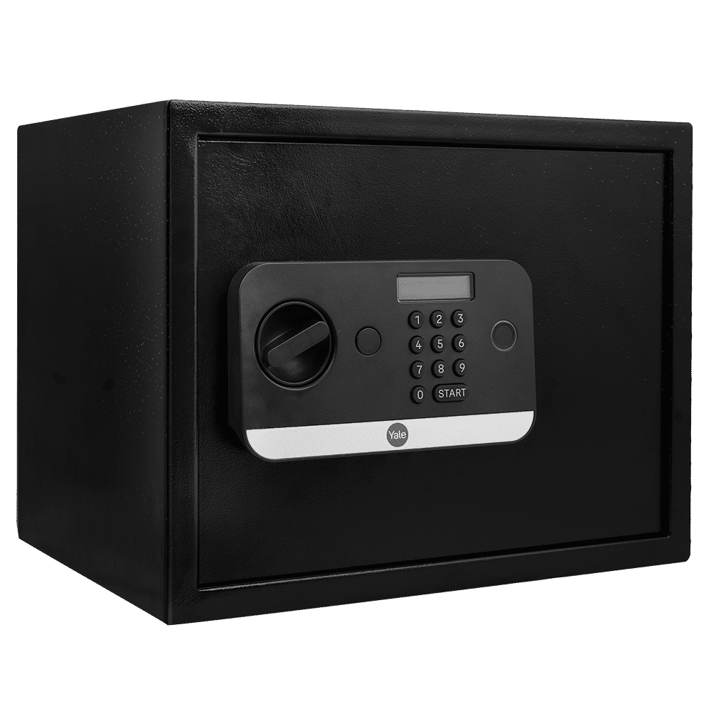 Yale Stellar 300 27 Litres Biometric Safety Locker (1 Shelf, Stellar 300/DB2, Black)_2
