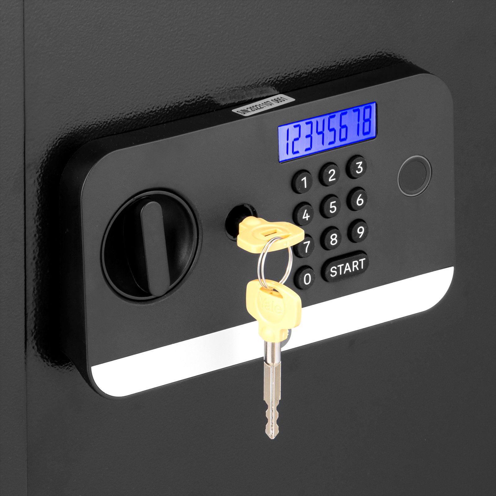 Yale Stellar 59 Litres Biometric Safety Locker (1 Shelf, Stellar-500/DB2, Black)_12
