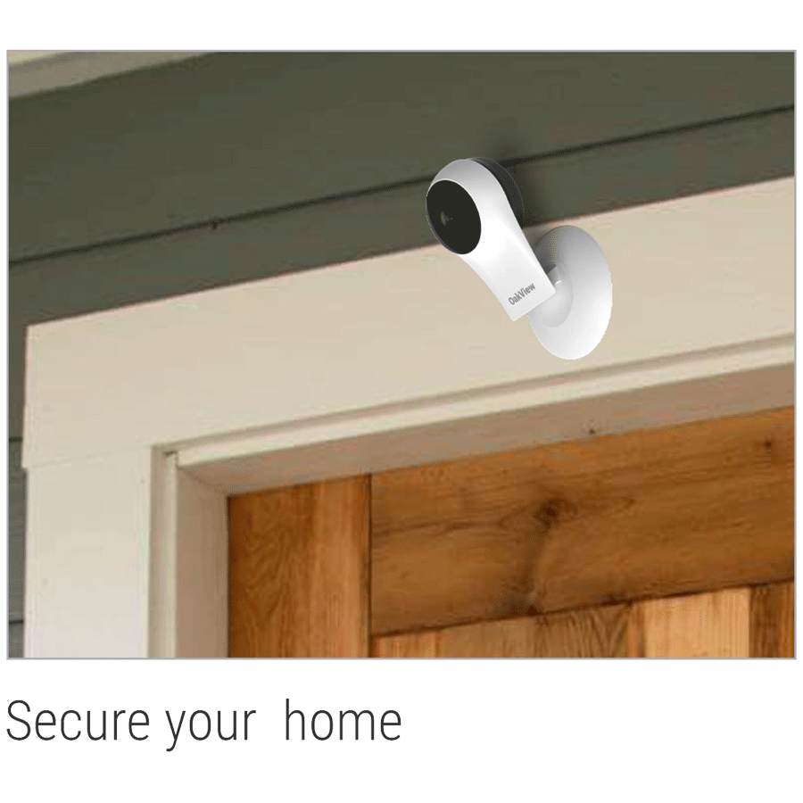 Oakter Smart Home Device and Intelli Cami Kit (White)_5