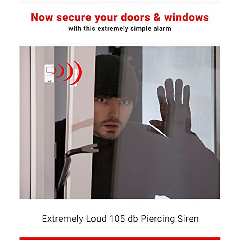 Juvo Wireless Door and Window Alarm (HSB01, White) Juvo Wireless Door and Window Alarm (HSB01, White)_6