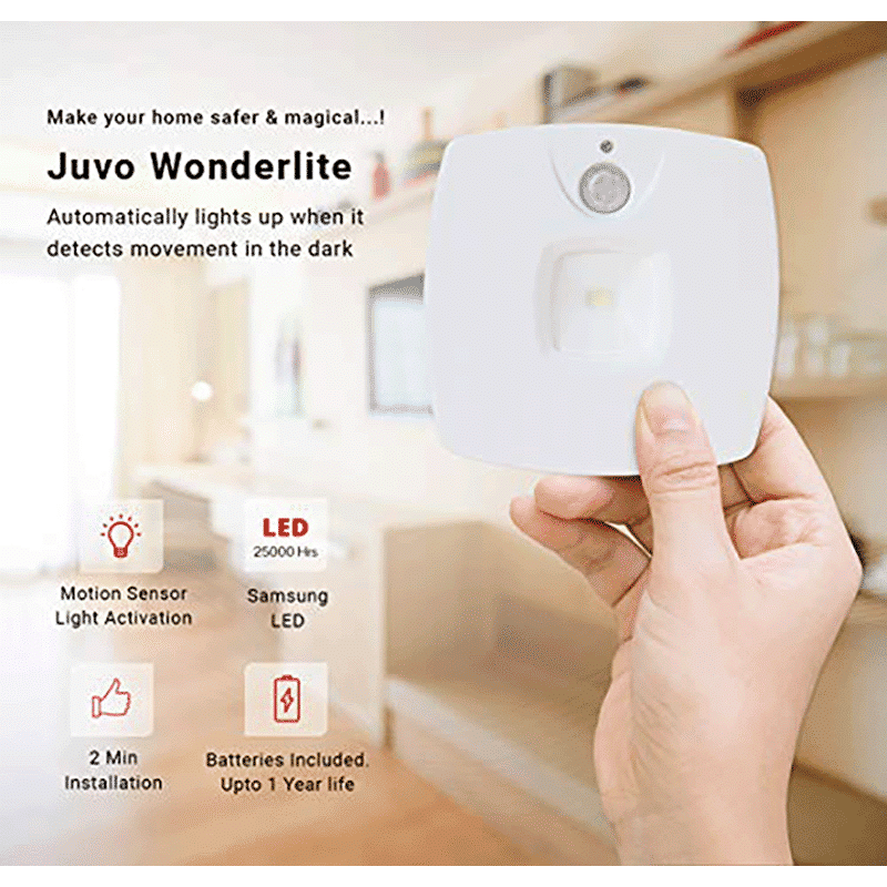 Juvo Wonderlite Electric Powered 0.5 Watt LED Light (SW1001-WL, White) Juvo Wonderlite Electric Powered 0.5 Watt LED Light (SW1001-WL, White)_3