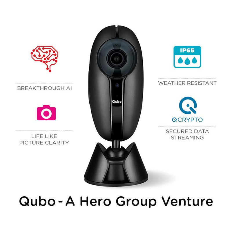 Qubo (Part of Hero Group) Smart Home CCTV Security Camera (Water Resistant, Alexa Enabled, HCM01, Black) Qubo (Part of Hero Group) Smart Home CCTV Security Camera (Water Resistant, Alexa Enabled, HCM01, Black)_3