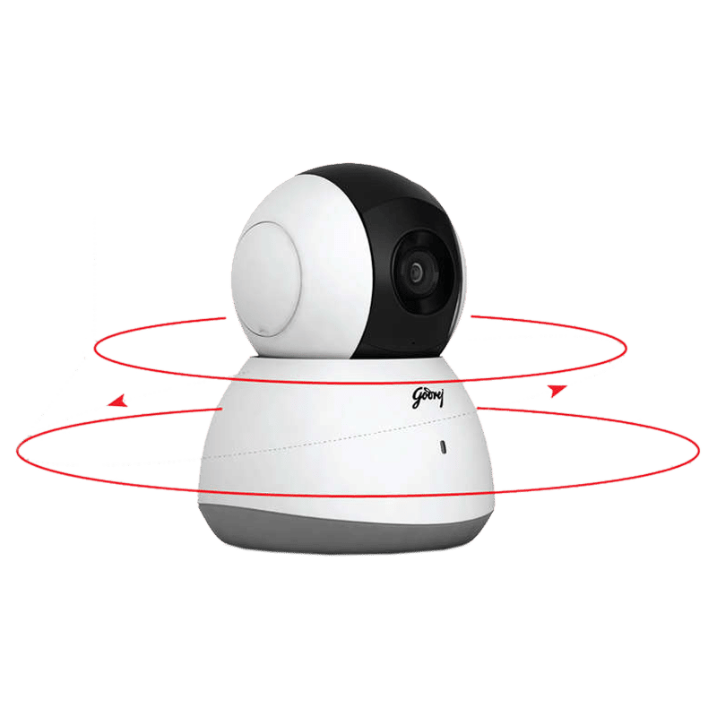 Godrej Eve PT 1 Security Camera (46171610SD00484, White) Godrej Eve PT 1 Security Camera (46171610SD00484, White)_2