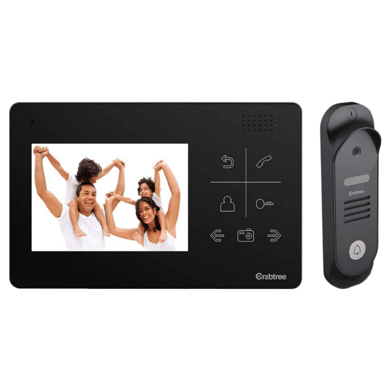 Crabtree 4.3 Inch Video Door Phone Kit (ACSVK001, Black) Crabtree 4.3 Inch Video Door Phone Kit (ACSVK001, Black)_1