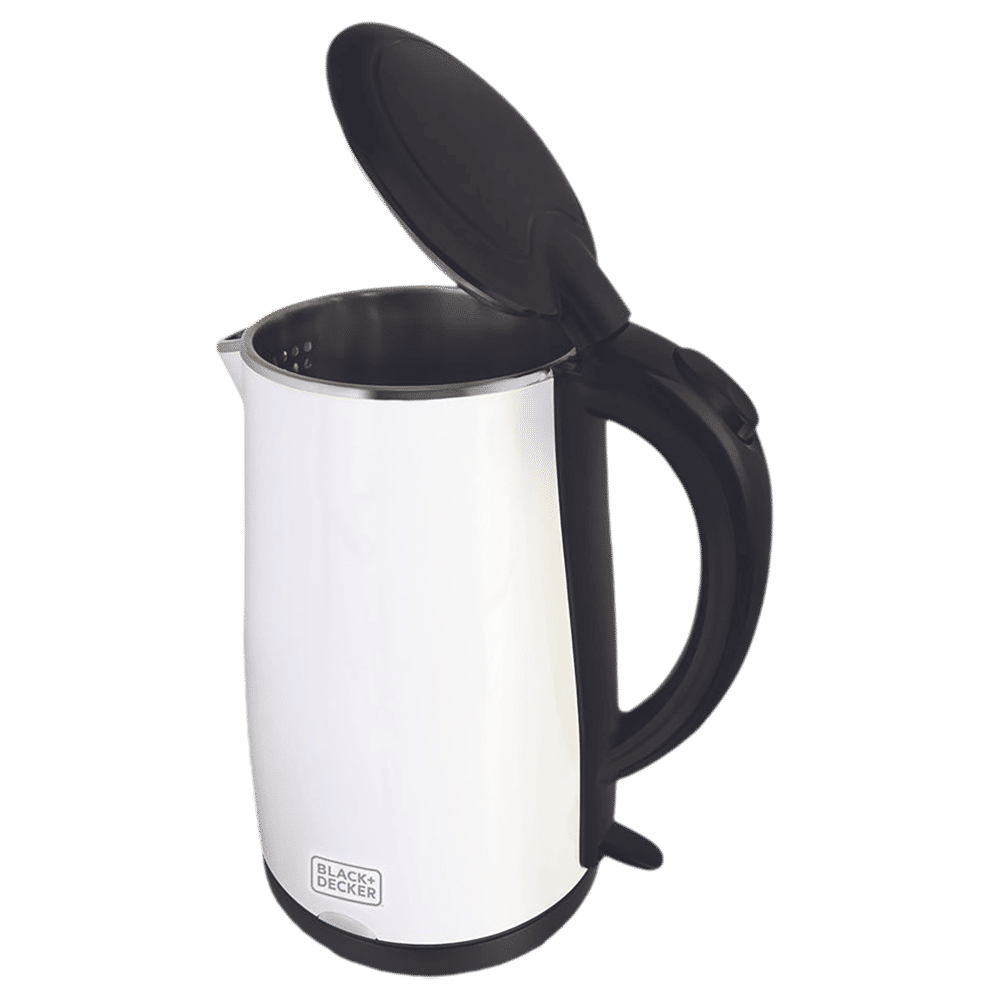 BLACK+DECKER 2150 Watt 1.7 Litre Electric Kettle with Auto Shut Off (White)_5