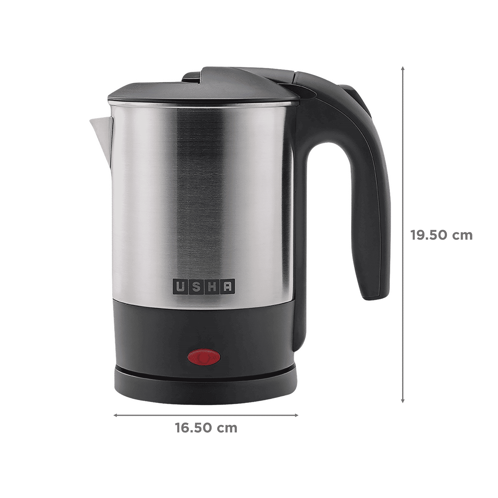 USHA EK3710 1350 Watt 1 Litre Electric Kettle with Boil Dry Protection (Silver) USHA EK3710 1350 Watt 1 Litre Electric Kettle with Boil Dry Protection (Silver)_2