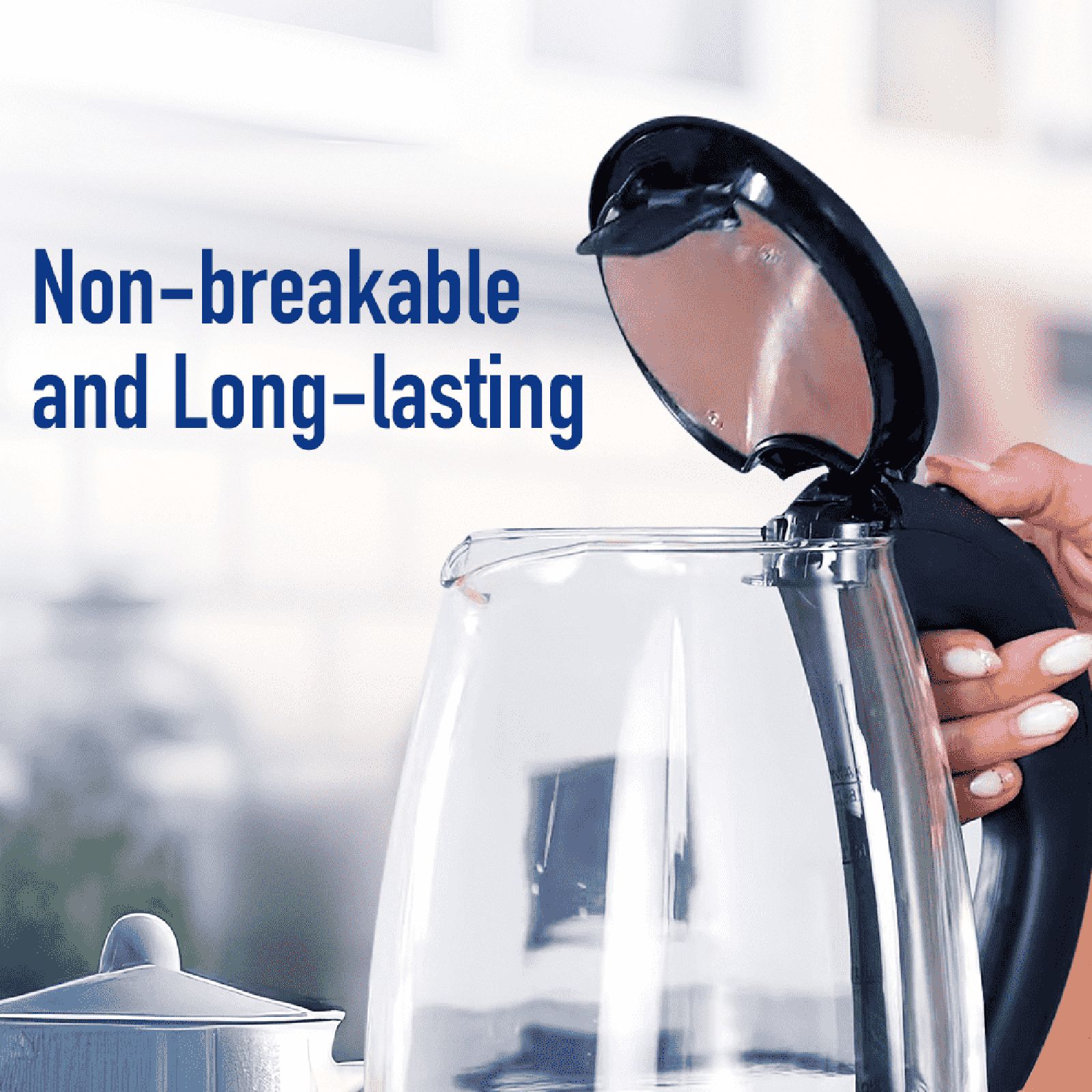 KENT Elegant 2000 Watt 1.8 Litre Electric Kettle with 360 Degree Rotation Base (Transparent) KENT Elegant 2000 Watt 1.8 Litre Electric Kettle with 360 Degree Rotation Base (Transparent)_17