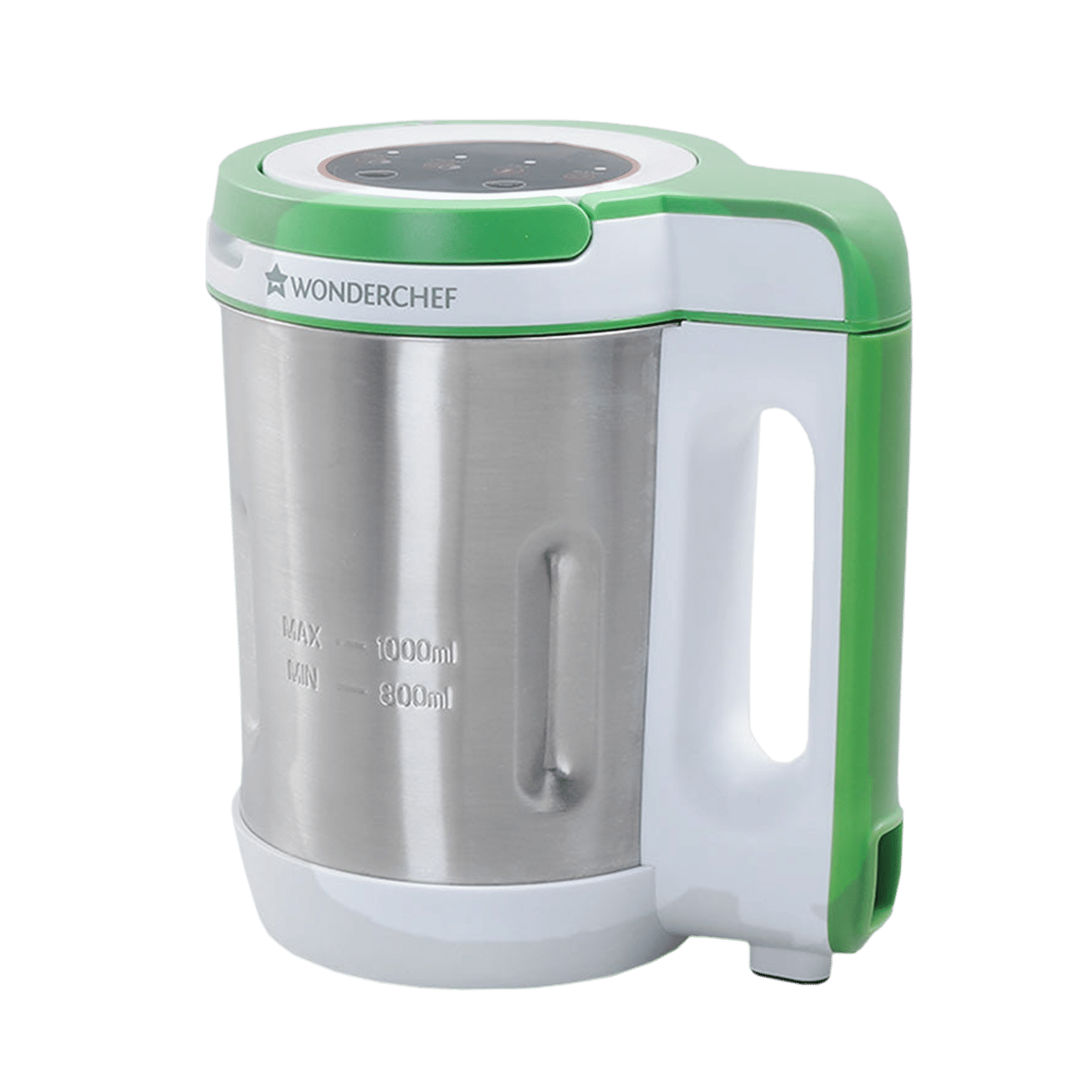 WONDERCHEF 800 Watt 1 Litre Soup Maker with Touch Control Panel (Green/Silver) WONDERCHEF 800 Watt 1 Litre Soup Maker with Touch Control Panel (Green/Silver)_1