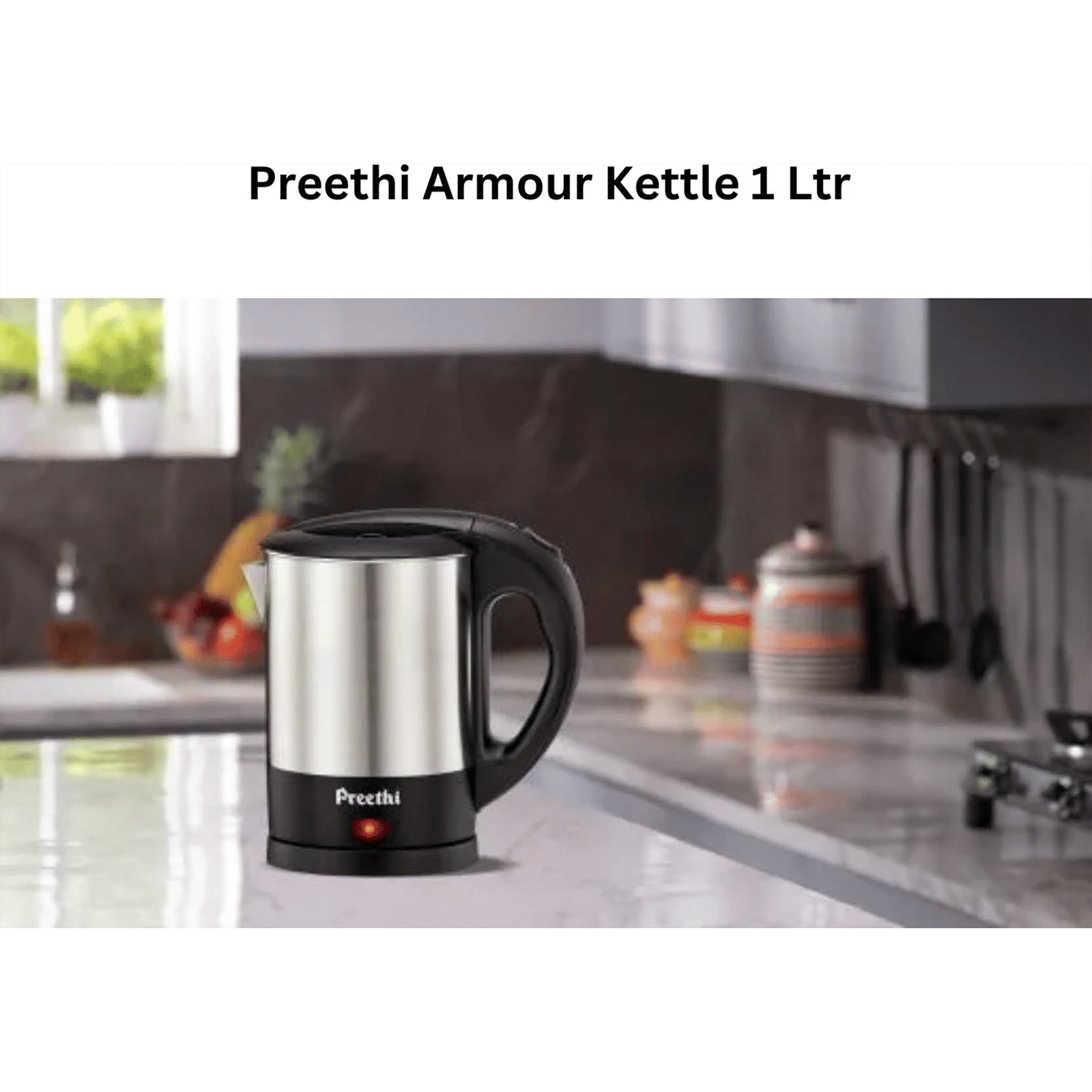 Preethi Armour 1350 Watt 1 Litre Electric Kettle with Auto Shut Off (Steel)_11
