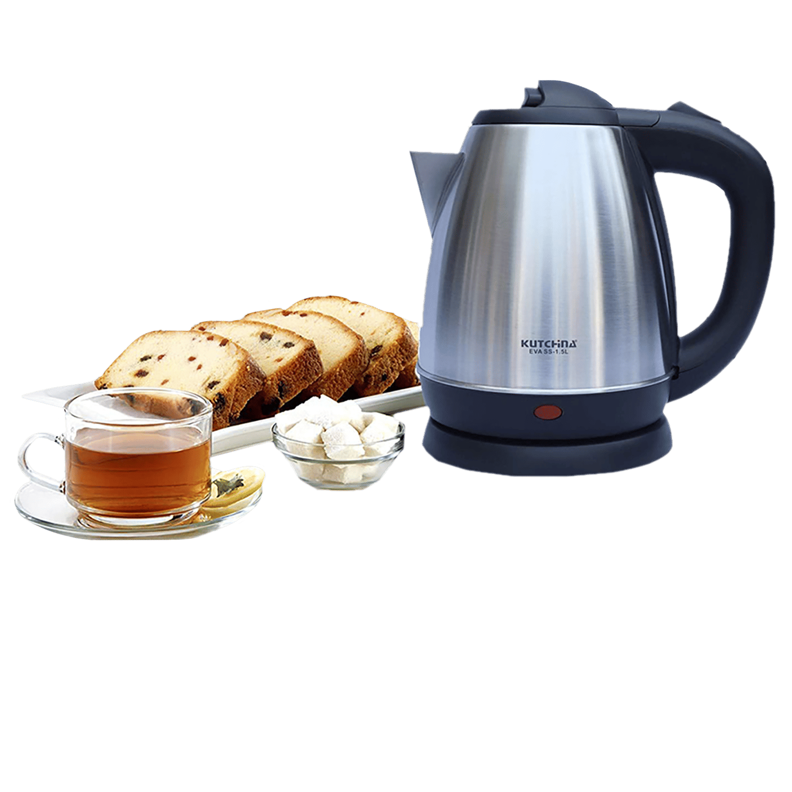 Kutchina Eva 1500 Watt 1.5 Litre Electric Kettle with Auto Shut Off (Silver)_7