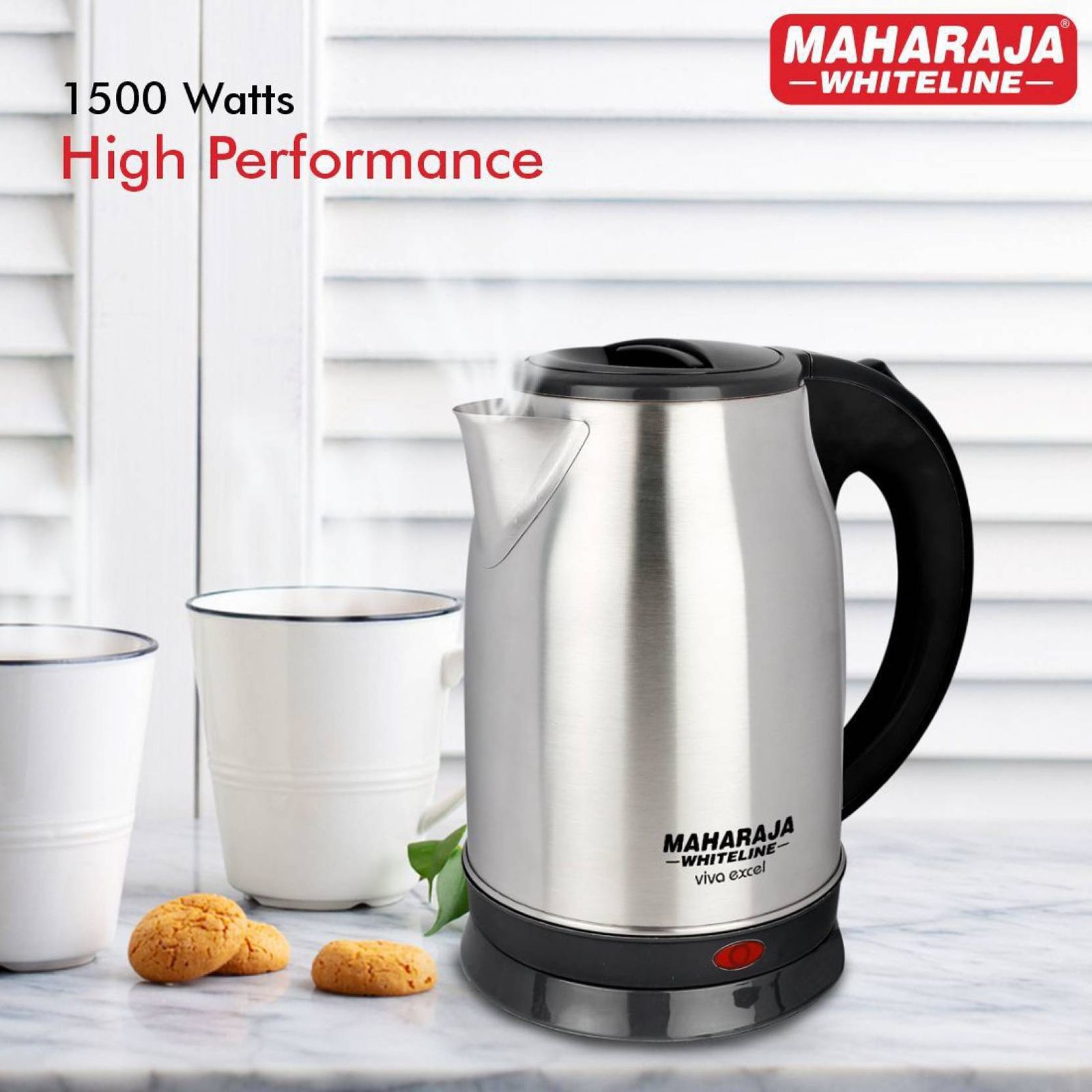 MAHARAJA WHITELINE Viva Excel 1500 Watt 1.8 Litre Electric Kettle with Auto Shut Off (Steel) MAHARAJA WHITELINE Viva Excel 1500 Watt 1.8 Litre Electric Kettle with Auto Shut Off (Steel)_11