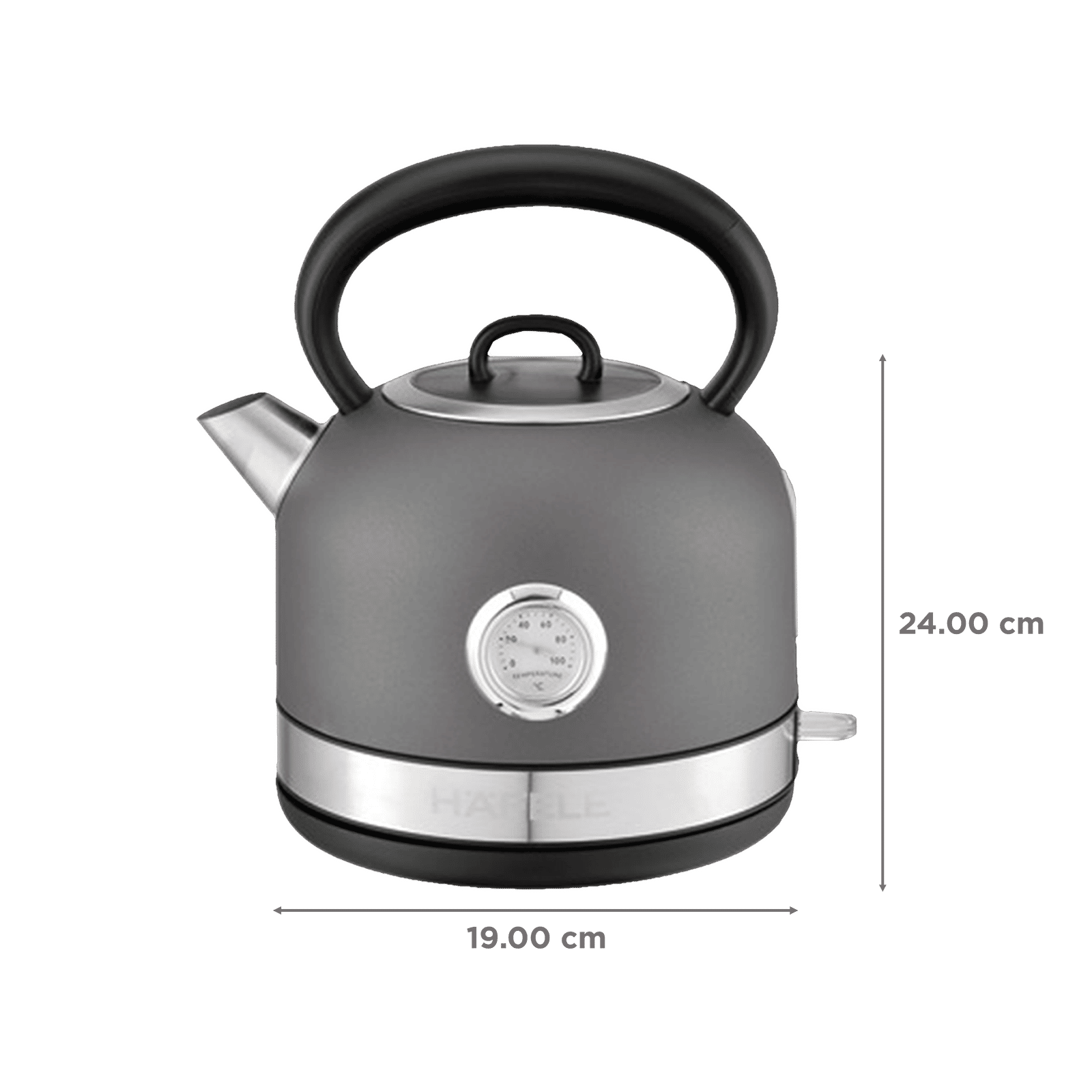 HAFELE Dome 2150 Watt 1.7 Litre Electric Kettle with Auto Shut Off (Grey)_2