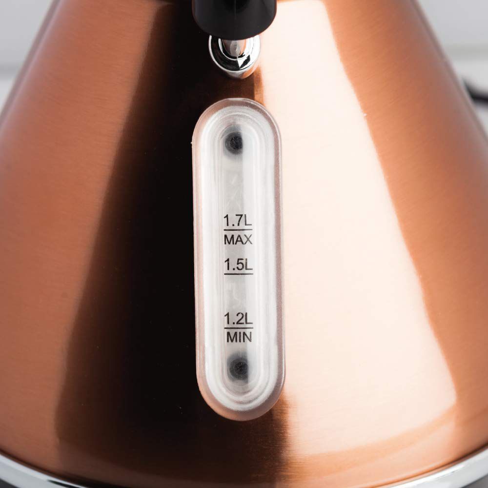 HADEN Boston 3000 Watt 1.7 Litre Electric Kettle with Water Level Indicator (Copper)_12