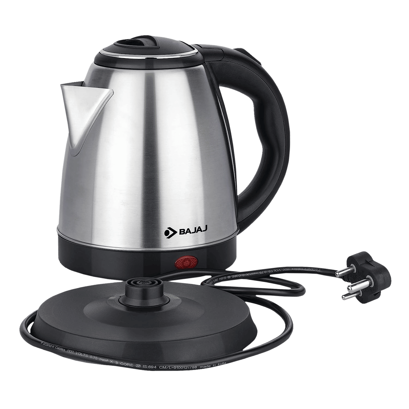 BAJAJ KTX DLX 1500 Watt 1.5 Litre Electric Kettle with Auto Shut Off (Black) BAJAJ KTX DLX 1500 Watt 1.5 Litre Electric Kettle with Auto Shut Off (Black)_13