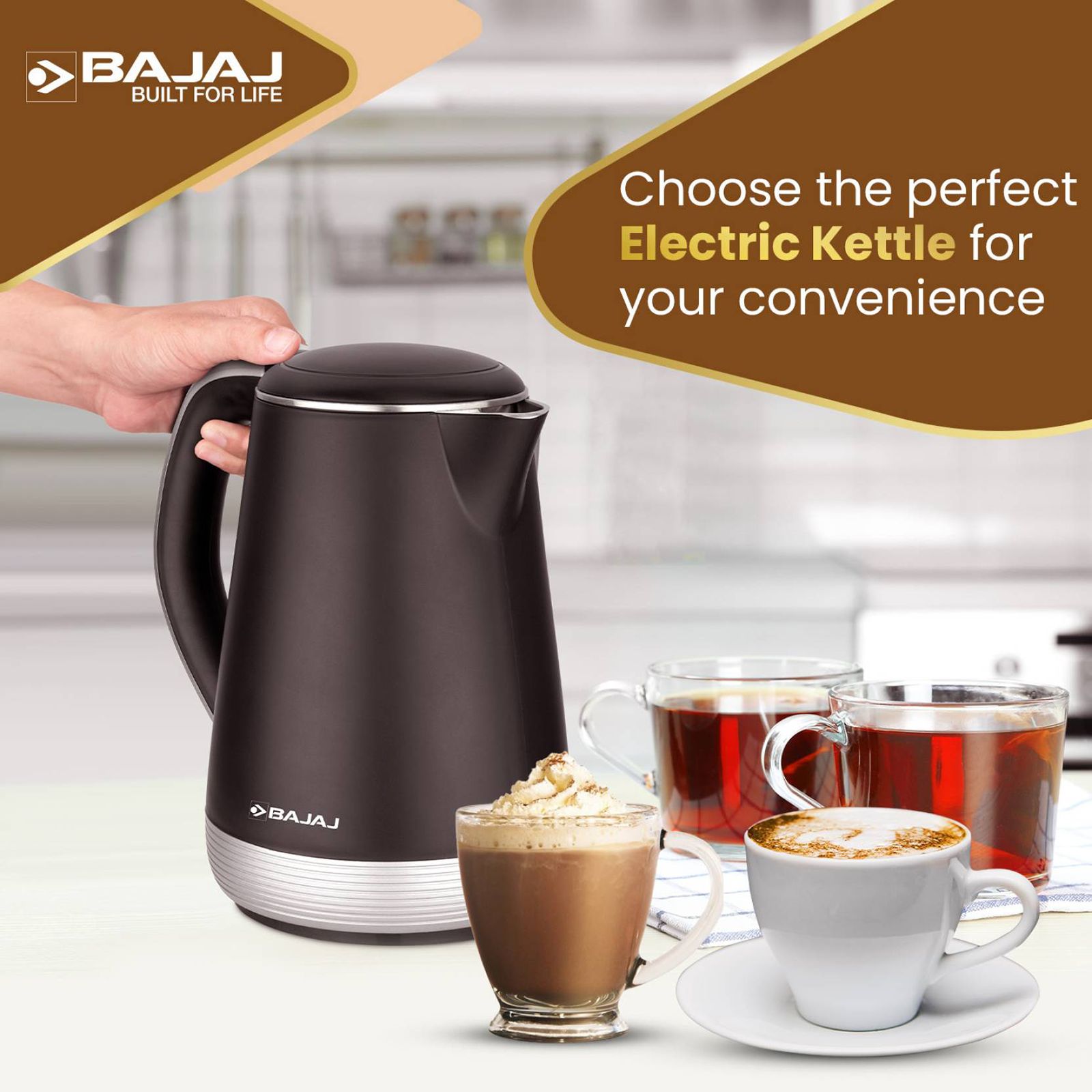 BAJAJ KTP 1300 Watt 1.7 Litre Electric Kettle with Cool Touch Body (Black & Gold) BAJAJ KTP 1300 Watt 1.7 Litre Electric Kettle with Cool Touch Body (Black & Gold)_8