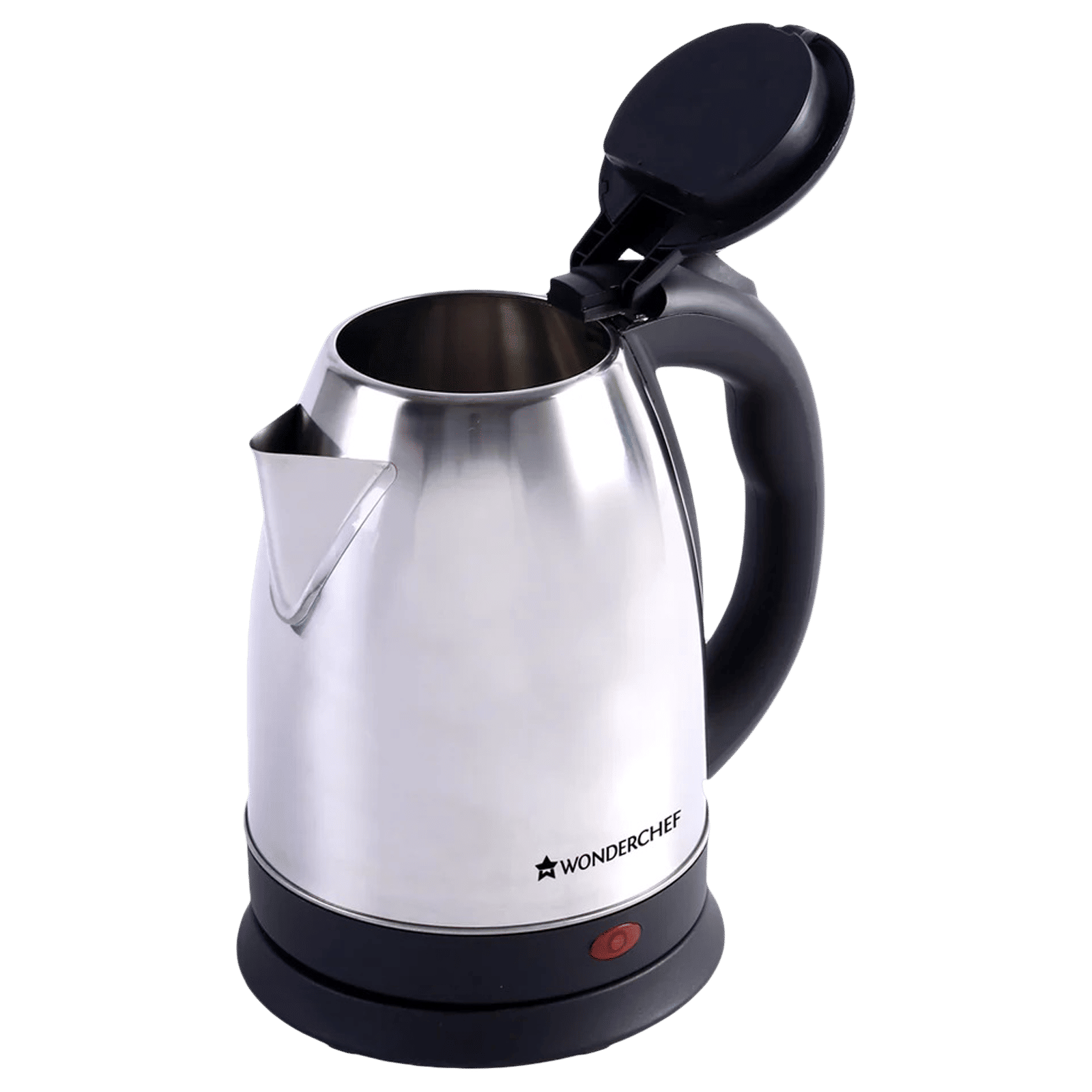 WONDERCHEF Crescent 1800 Watt 1.8 Litre Electric Kettle with Safety Locking Lid (Silver) WONDERCHEF Crescent 1800 Watt 1.8 Litre Electric Kettle with Safety Locking Lid (Silver)_5