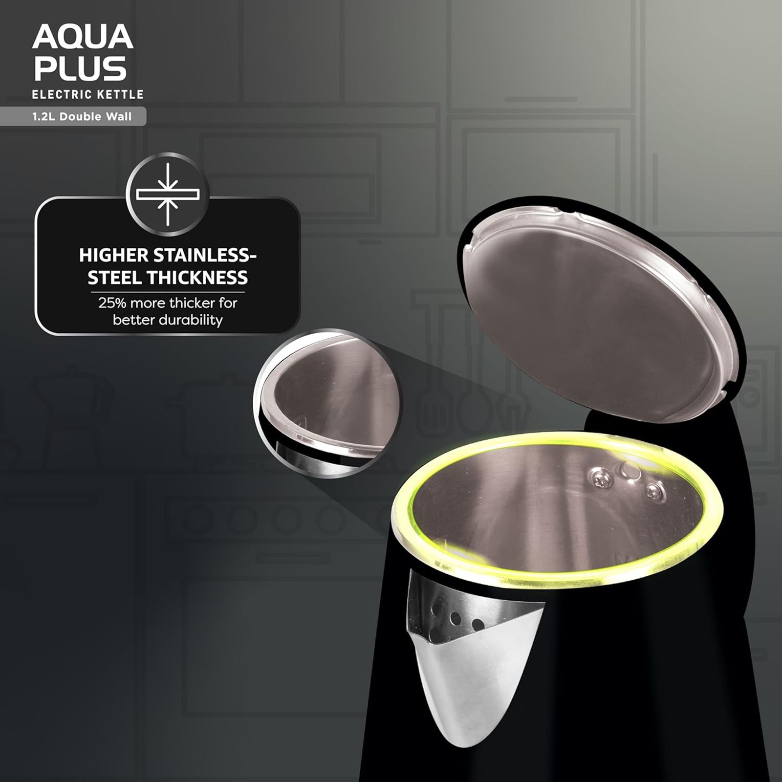 HAVELLS Aqua Plus 1250 Watt 1.2 Litre Electric Kettle with Cool Touch Outer Body (Black) HAVELLS Aqua Plus 1250 Watt 1.2 Litre Electric Kettle with Cool Touch Outer Body (Black)_18