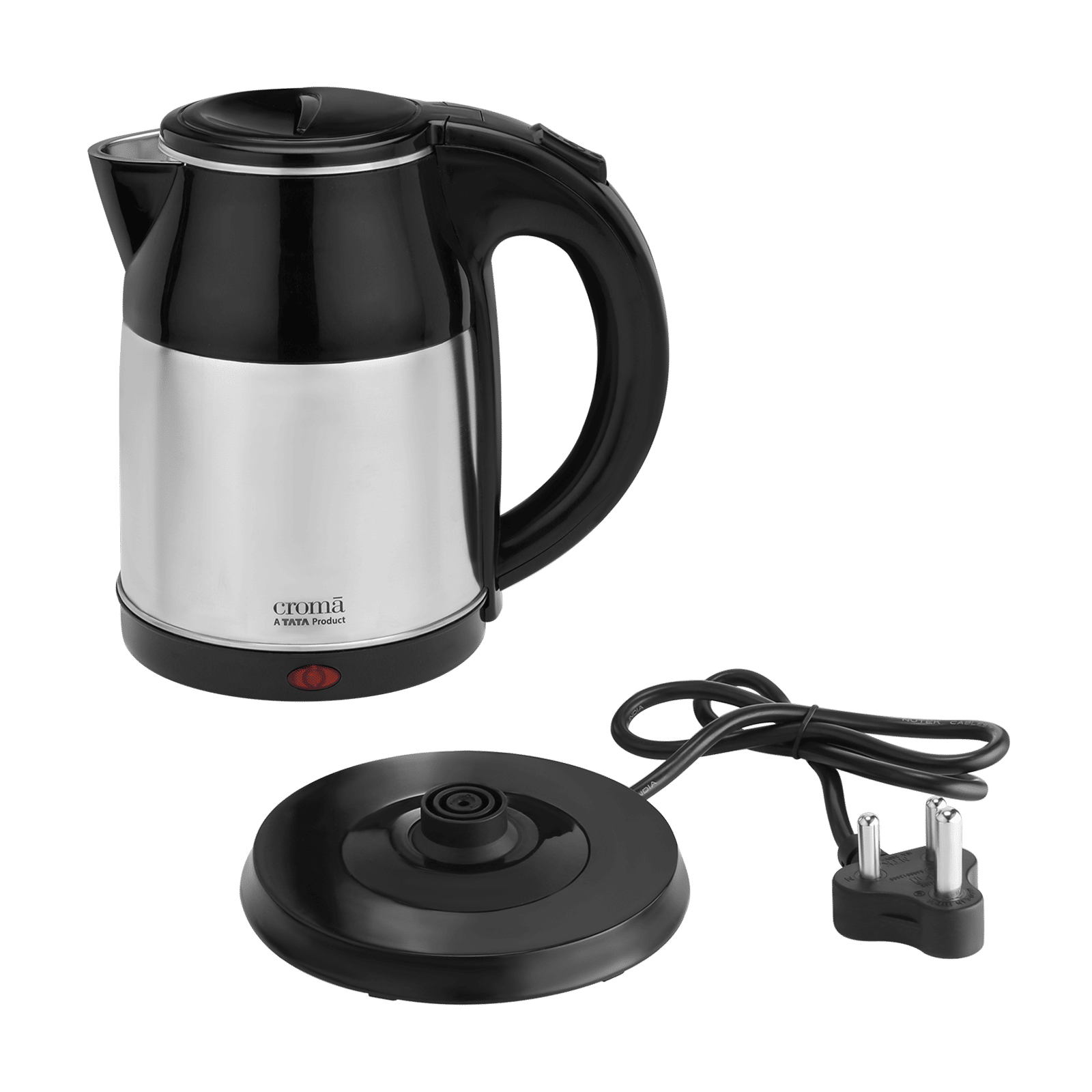 Croma 1500 Watt 1.8 Litre Electric Kettle with Auto Shut-off (Black & Silver) Croma 1500 Watt 1.8 Litre Electric Kettle with Auto Shut-off (Black & Silver)_6