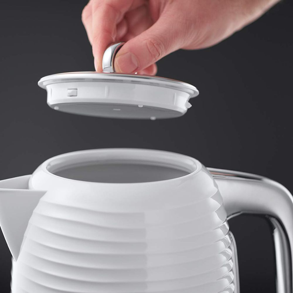 Russell Hobbs Inspire 2400 Watt 1.7 Litre Electric Kettle with 360 Degree Cordless Base (White) Russell Hobbs Inspire 2400 Watt 1.7 Litre Electric Kettle with 360 Degree Cordless Base (White)_11