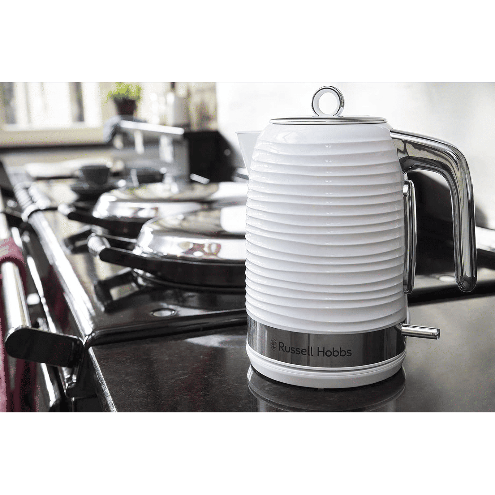 Russell Hobbs Inspire 2400 Watt 1.7 Litre Electric Kettle with 360 Degree Cordless Base (White) Russell Hobbs Inspire 2400 Watt 1.7 Litre Electric Kettle with 360 Degree Cordless Base (White)_14