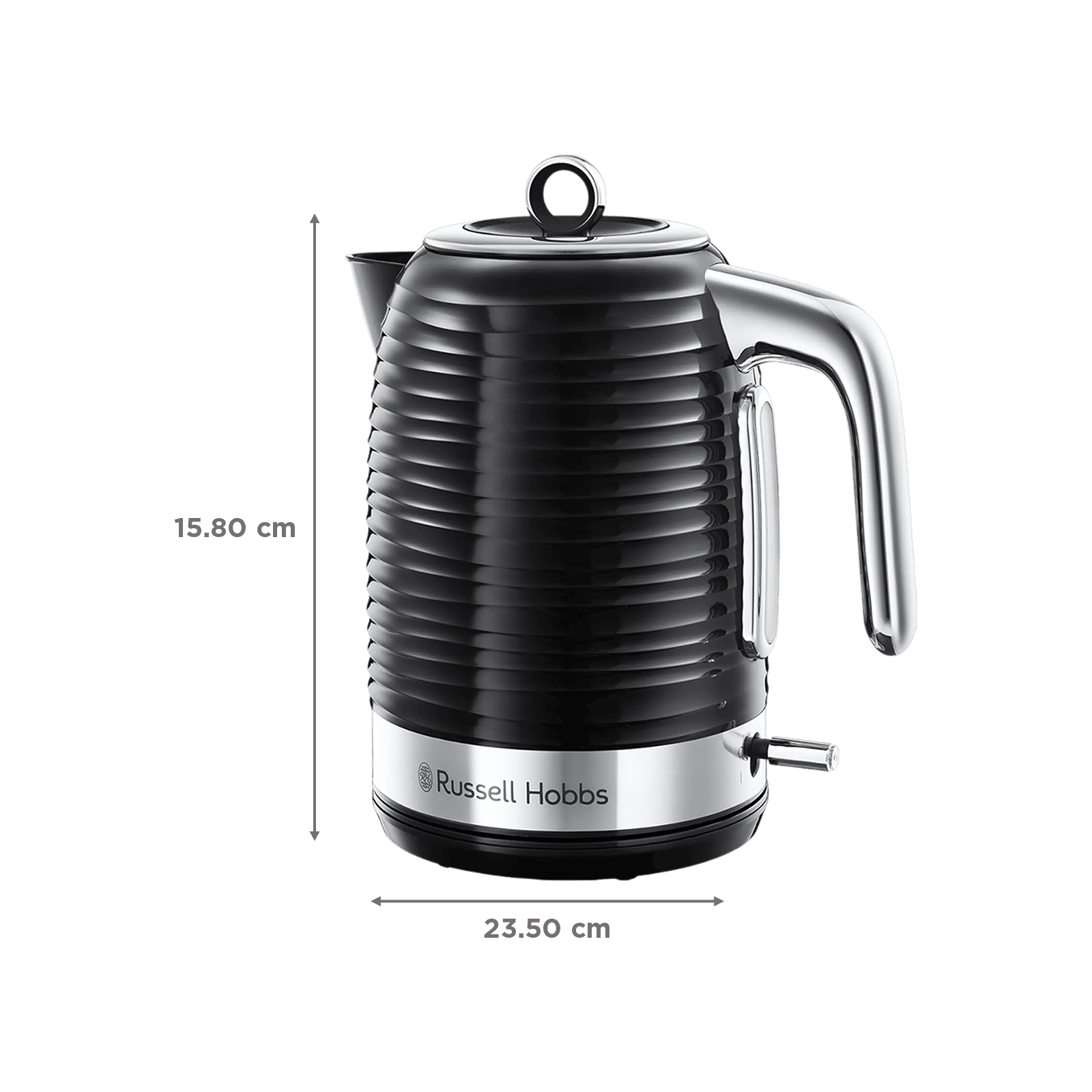 Russell Hobbs Inspire 2400 Watt 1.7 Litre Electric Kettle with 360 Degree Cordless Base (Black)_2