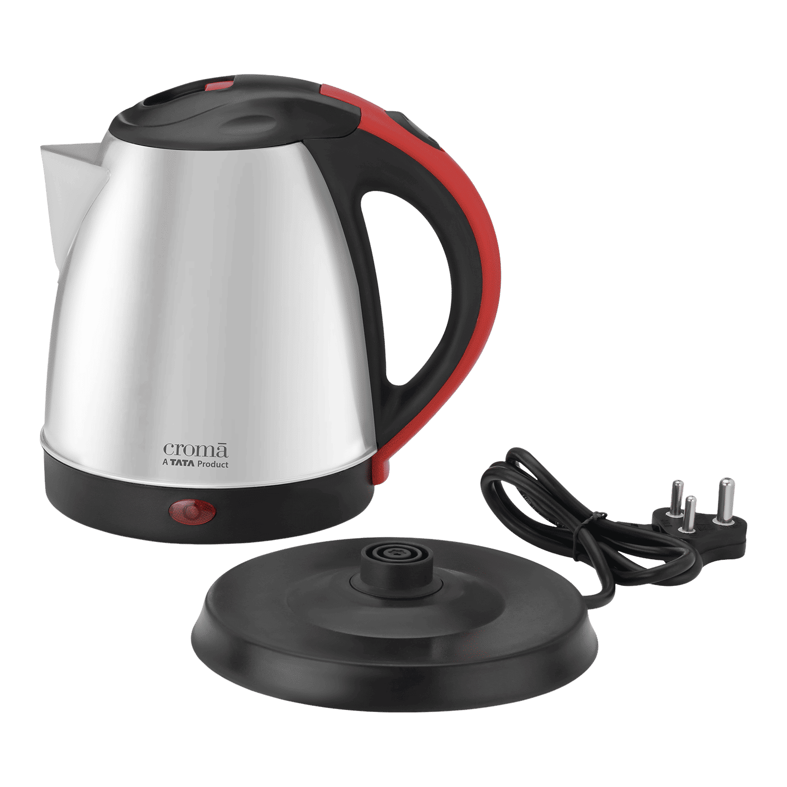 Croma 1350 Watt 1.5 Litre Electric Kettle with Overload Protection (Silver) Croma 1350 Watt 1.5 Litre Electric Kettle with Overload Protection (Silver)_1