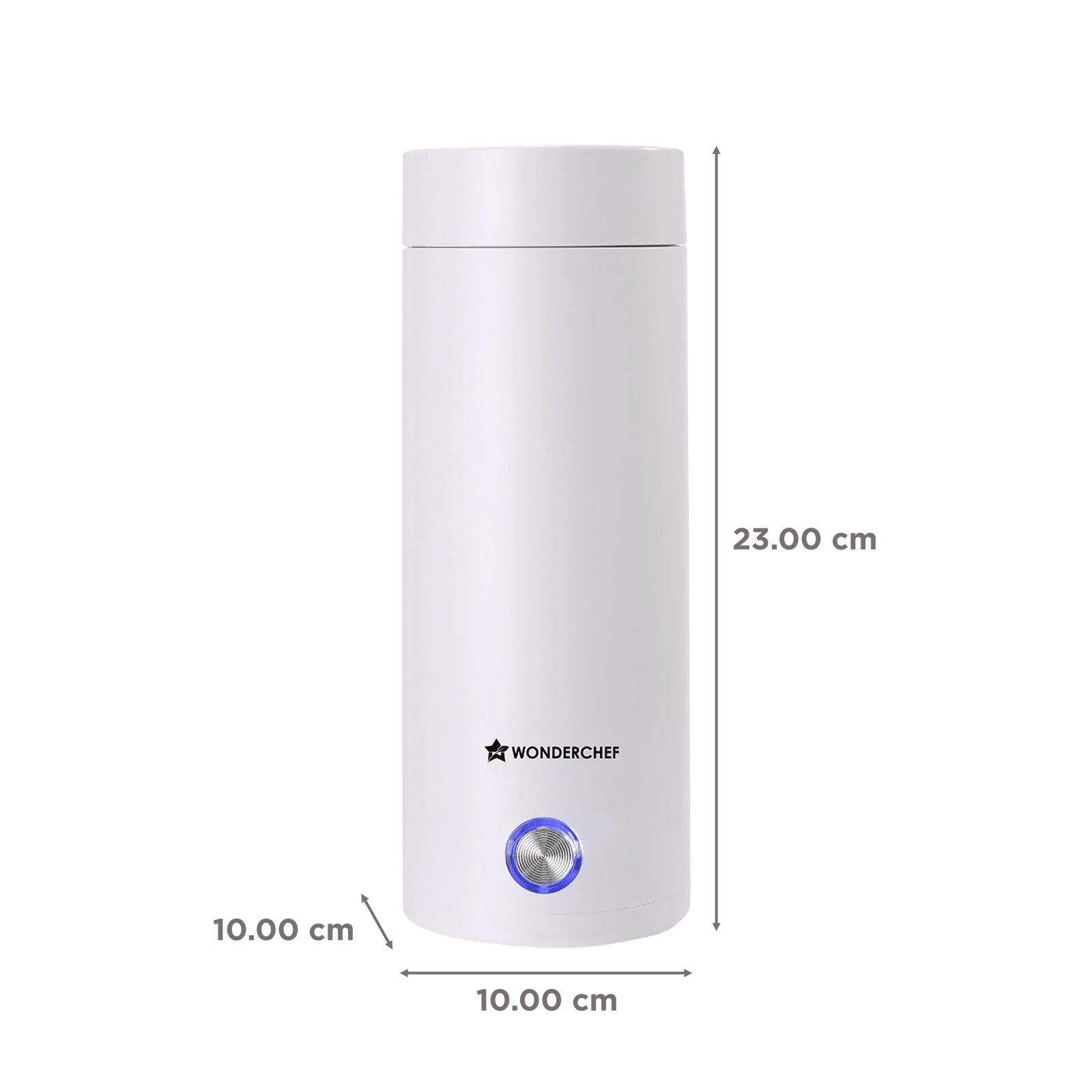 WONDERCHEF Crescent 0.4 Litre Electric Kettle with High-Quality Stainless Steel Interior (White)_2