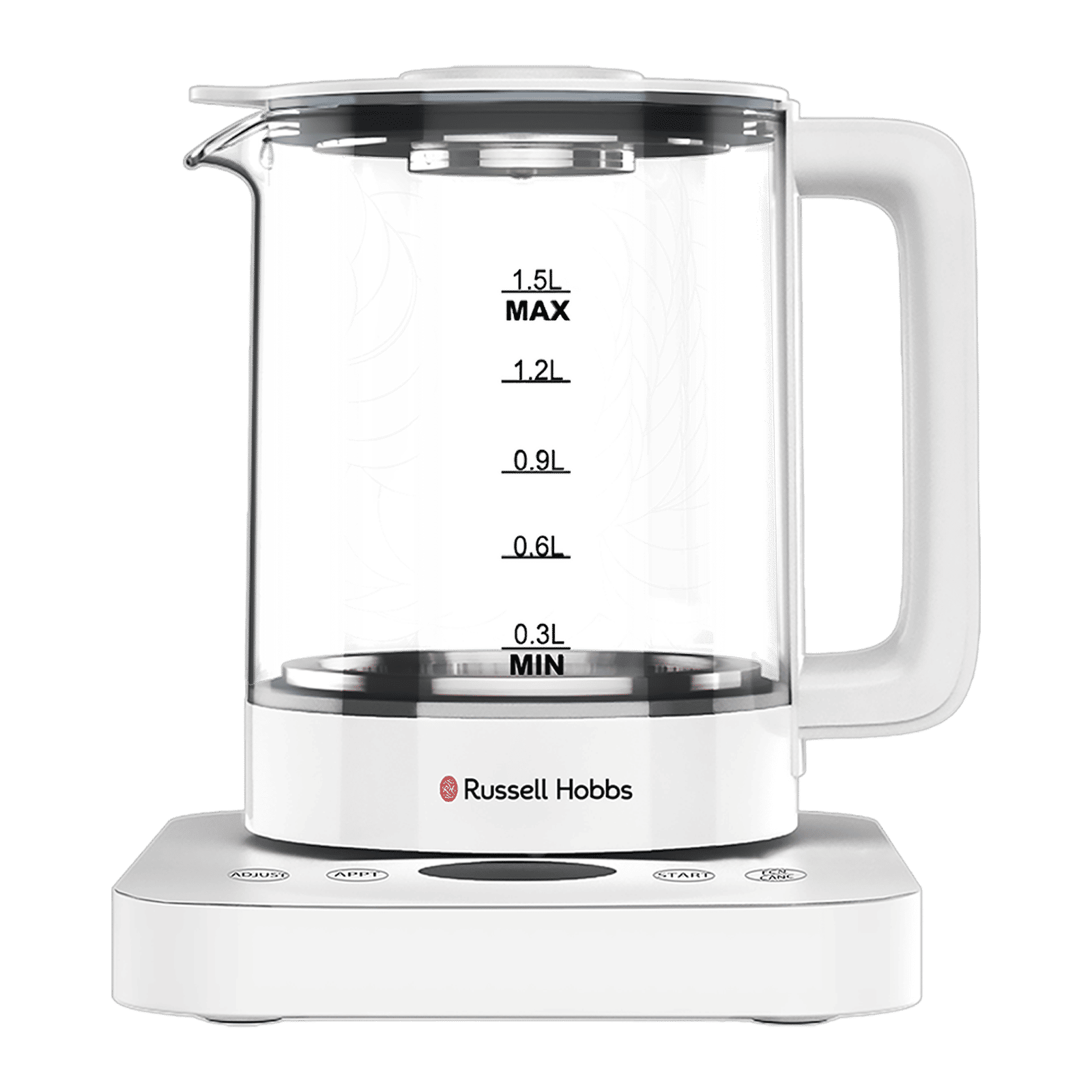 Russell Hobbs AuraLite 800 Watt 1.5 Litre Electric Kettle with Auto Shut Off (White) Russell Hobbs AuraLite 800 Watt 1.5 Litre Electric Kettle with Auto Shut Off (White)_1