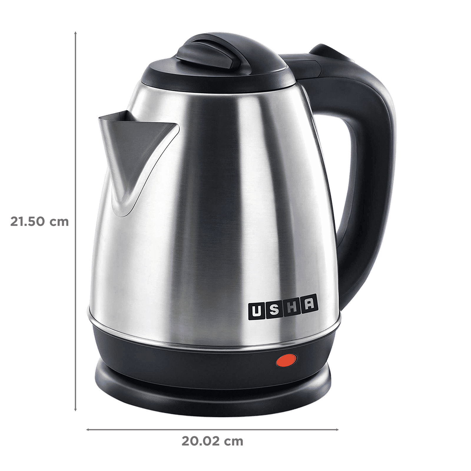 USHA 1350 Watt 1.5 Litre Electric Kettle with Food-Grade SS Body (Black) USHA 1350 Watt 1.5 Litre Electric Kettle with Food-Grade SS Body (Black)_2