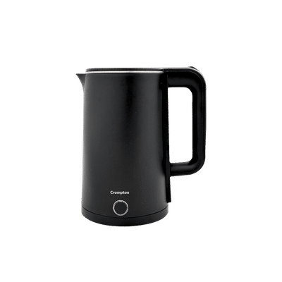 Crompton Activhot 1350 Watt 1.8 Litre Electric Kettle with Cool Touch Outer Body (Black)