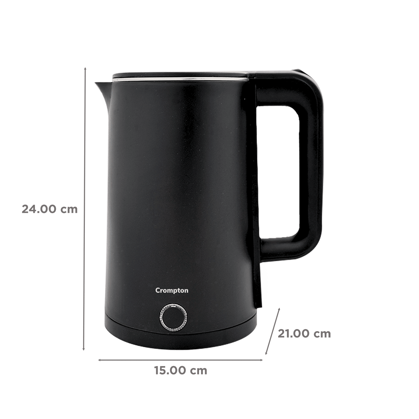 Crompton Activhot 1350 Watt 1.8 Litre Electric Kettle with Cool Touch Outer Body (Black) Crompton Activhot 1350 Watt 1.8 Litre Electric Kettle with Cool Touch Outer Body (Black)_2