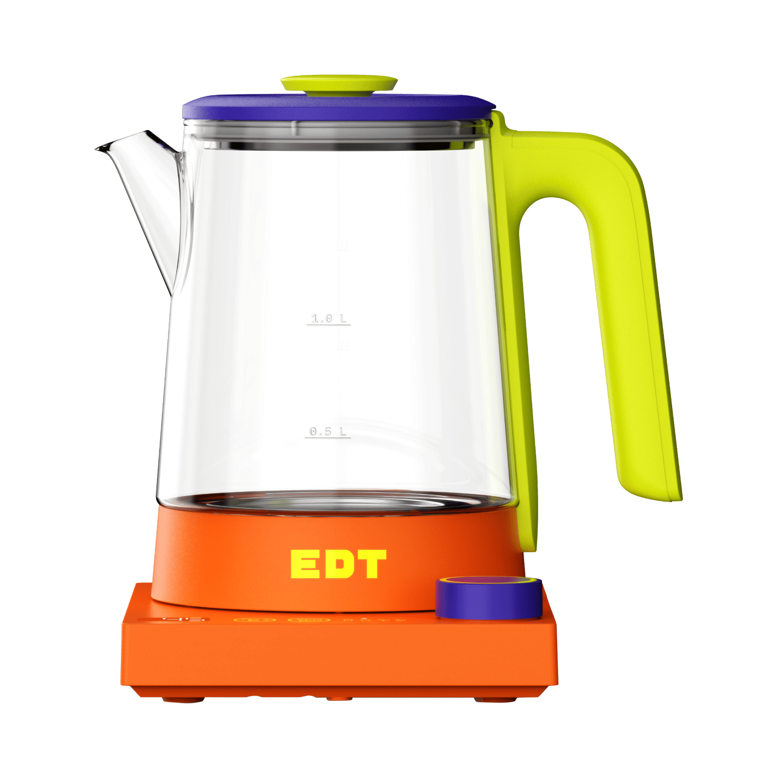EDT Flow 700 Watt 1 Litre Electric Kettle with Precision Temperature Control (Rubik)_1