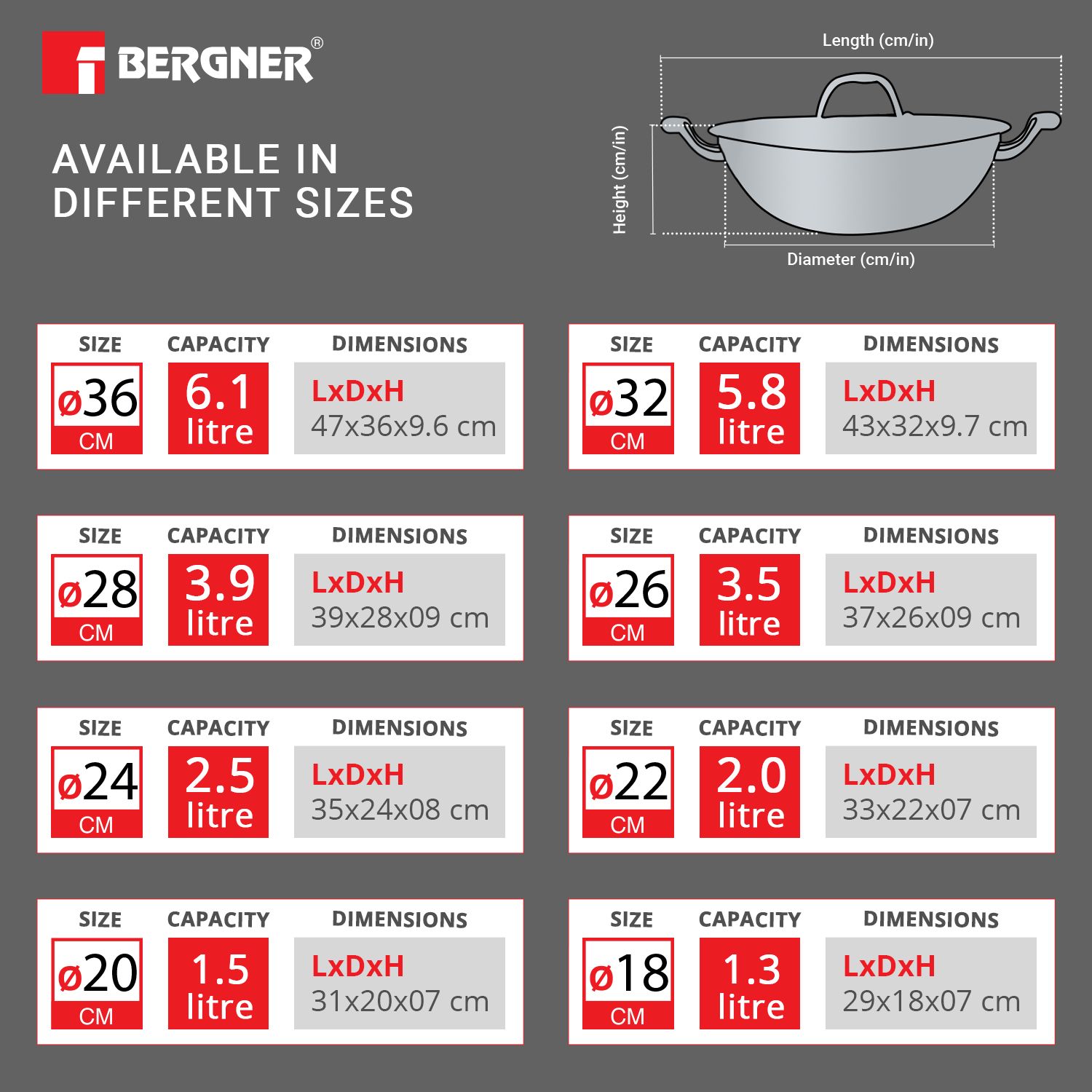 BERGNER Argent 2.5L Non Stick Stainless Steel Kadhai with Stainless Steel Lid (Induction Compatible, Dishwasher Safe, Silver) BERGNER Argent 2.5L Non Stick Stainless Steel Kadhai with Stainless Steel Lid (Induction Compatible, Dishwasher Safe, Silver)_12